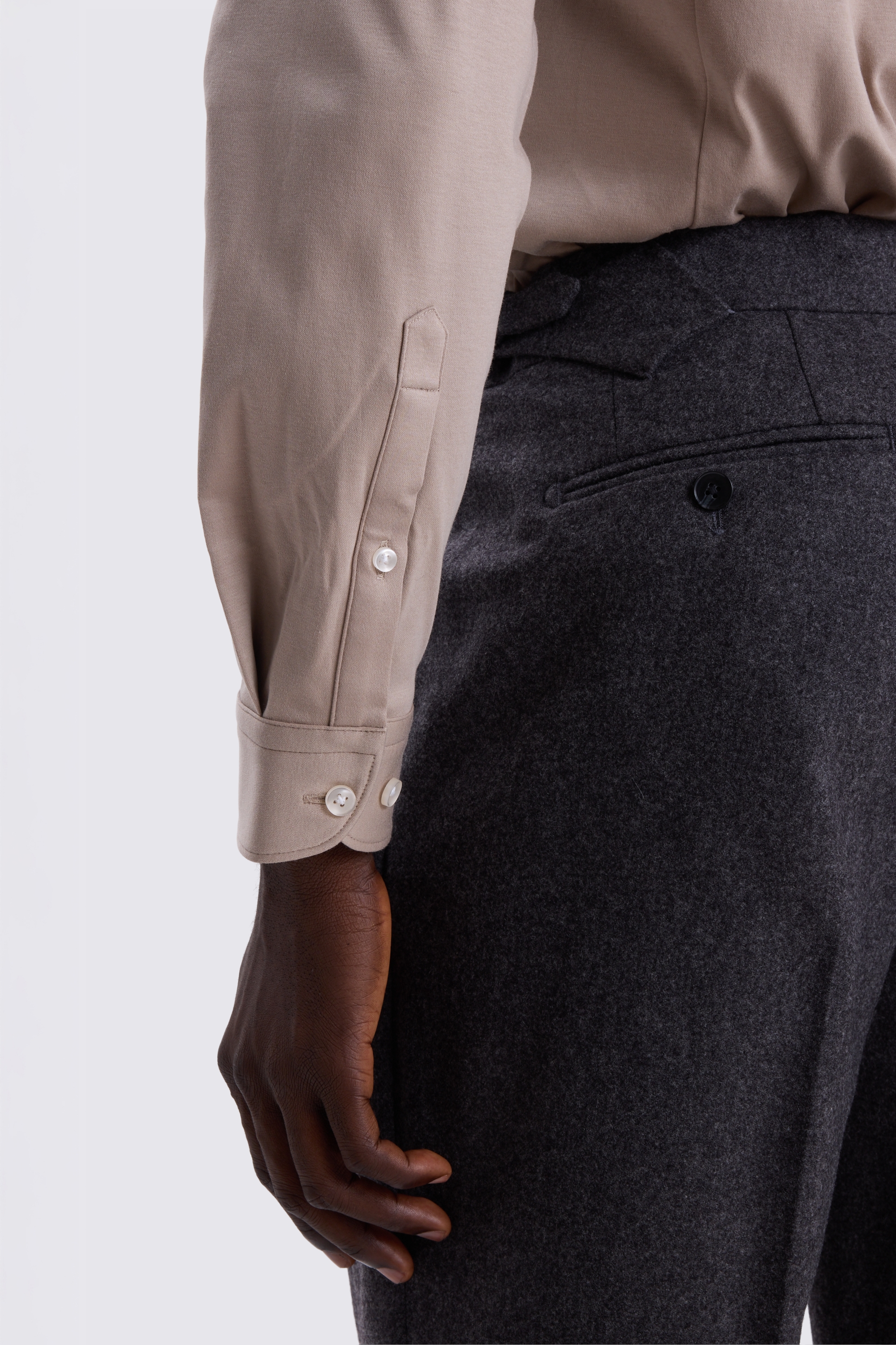 Taupe Jersey Shirt