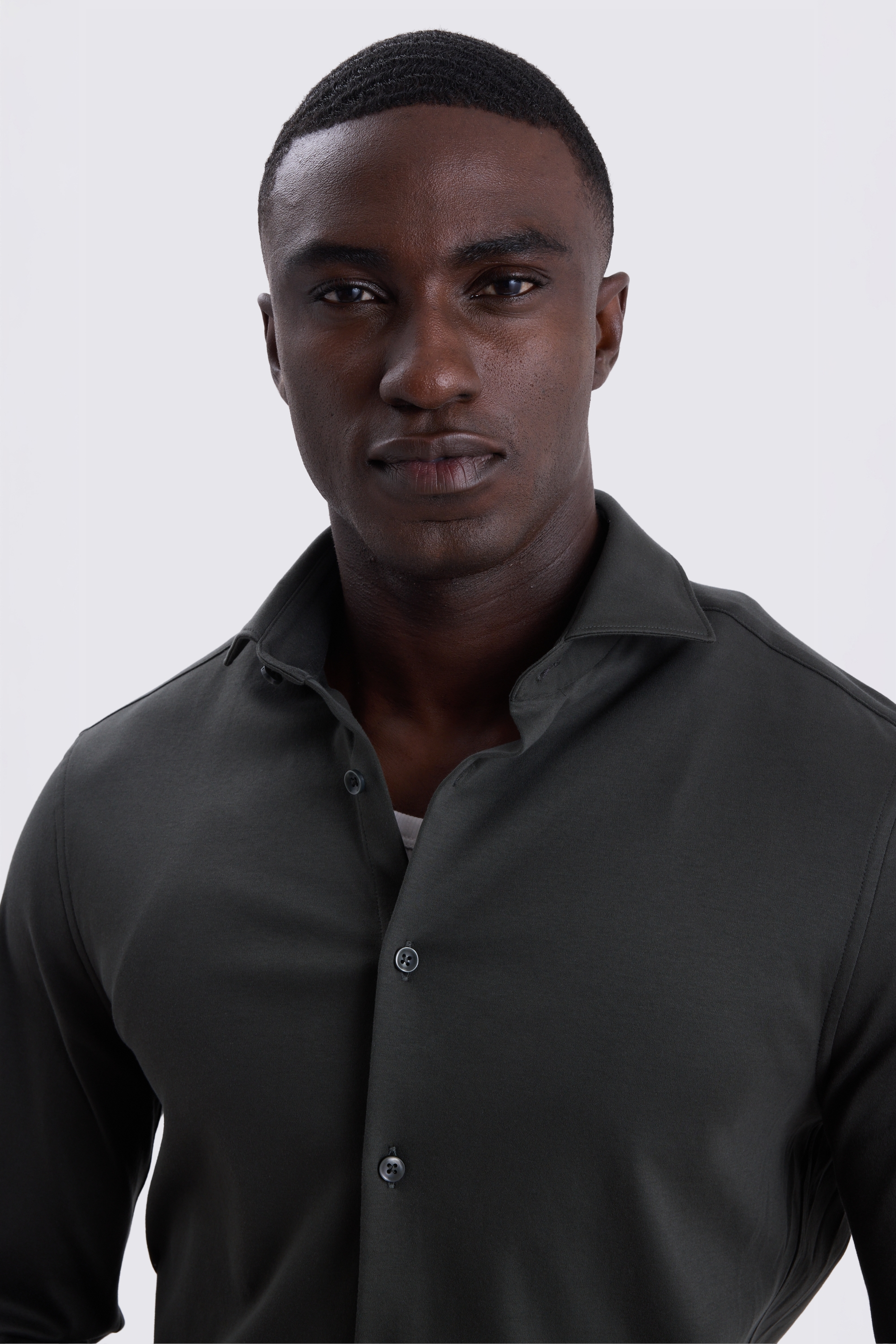 Dark Khaki Jersey Shirt