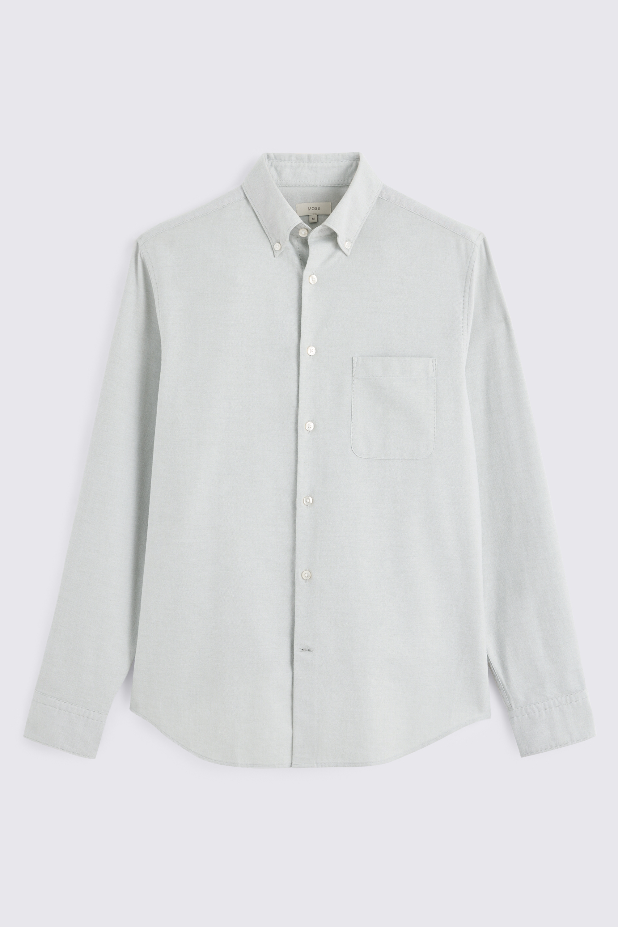 Light Khaki Washed Cotton Oxford Shirt