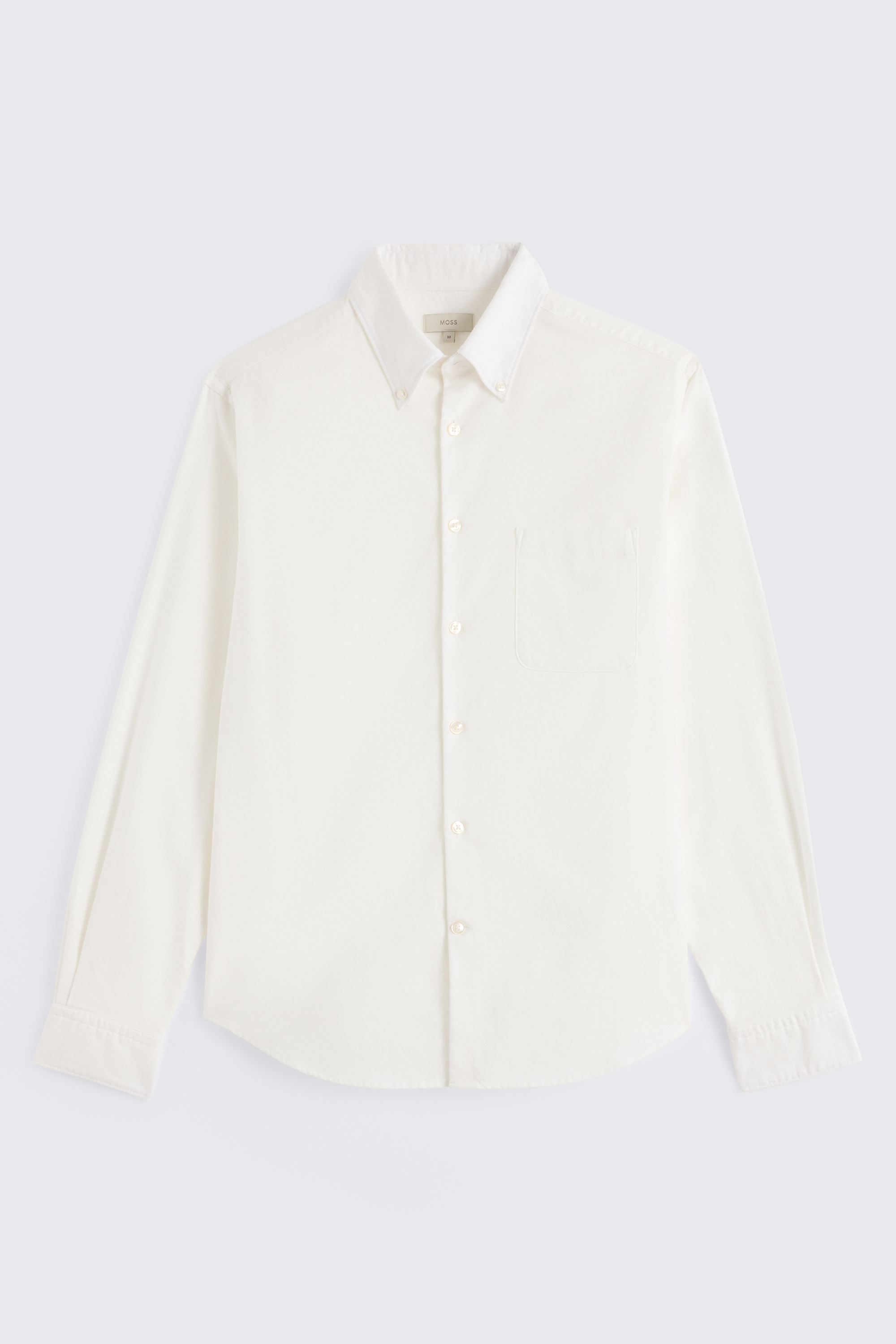 Ecru Brushed Oxford Shirt