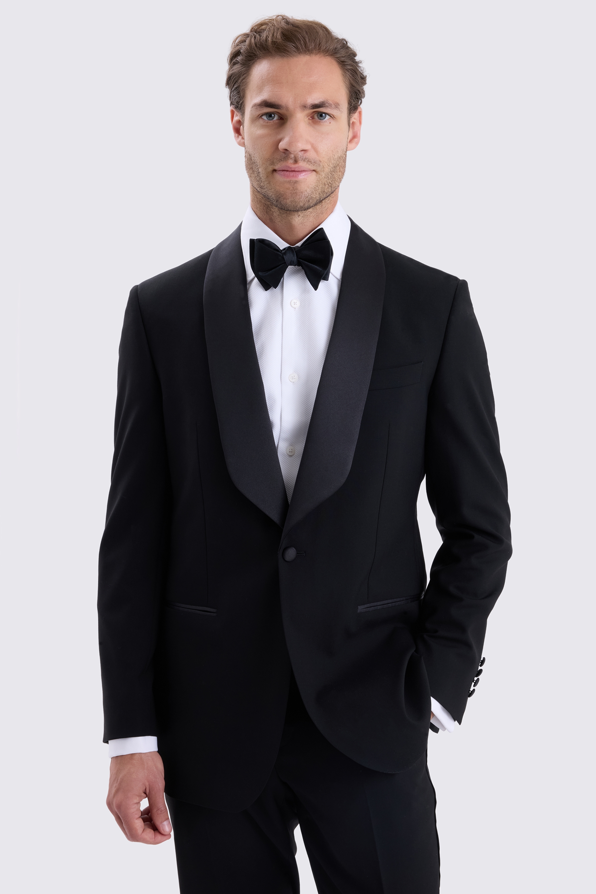 Tailored Fit Black Tuxedo