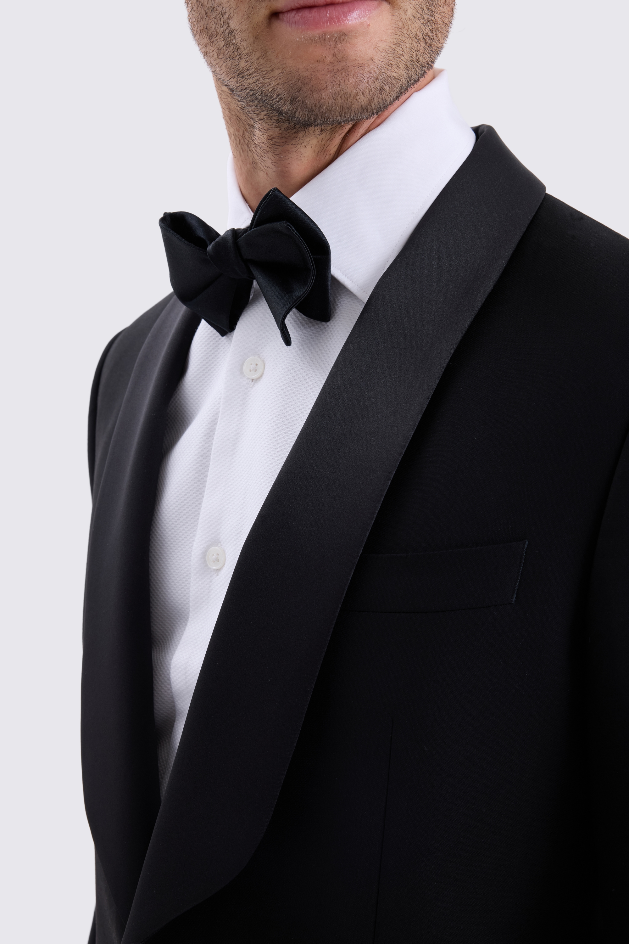 Tailored Fit Black Tuxedo