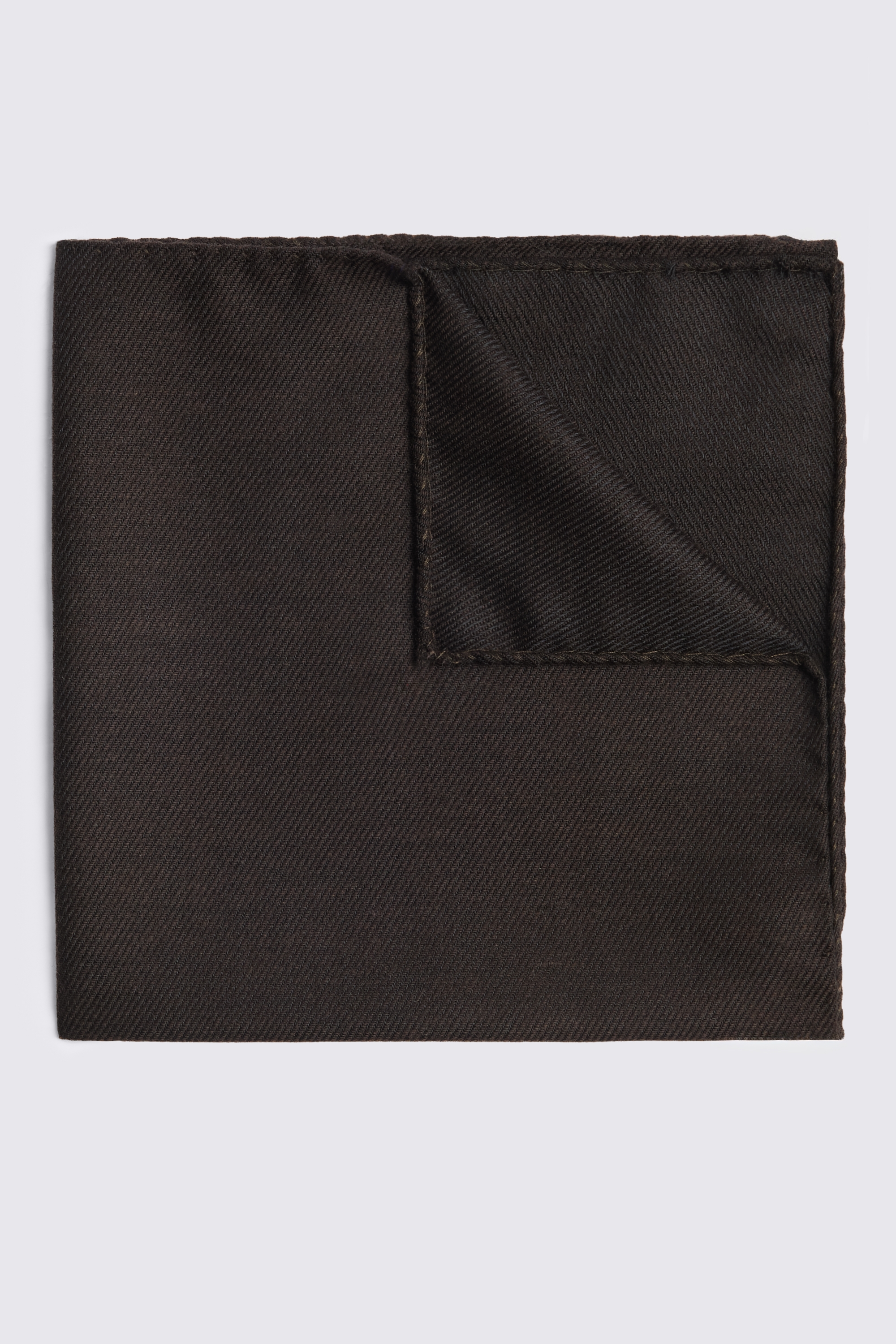 Italian Chocolate Plain Pocket Square