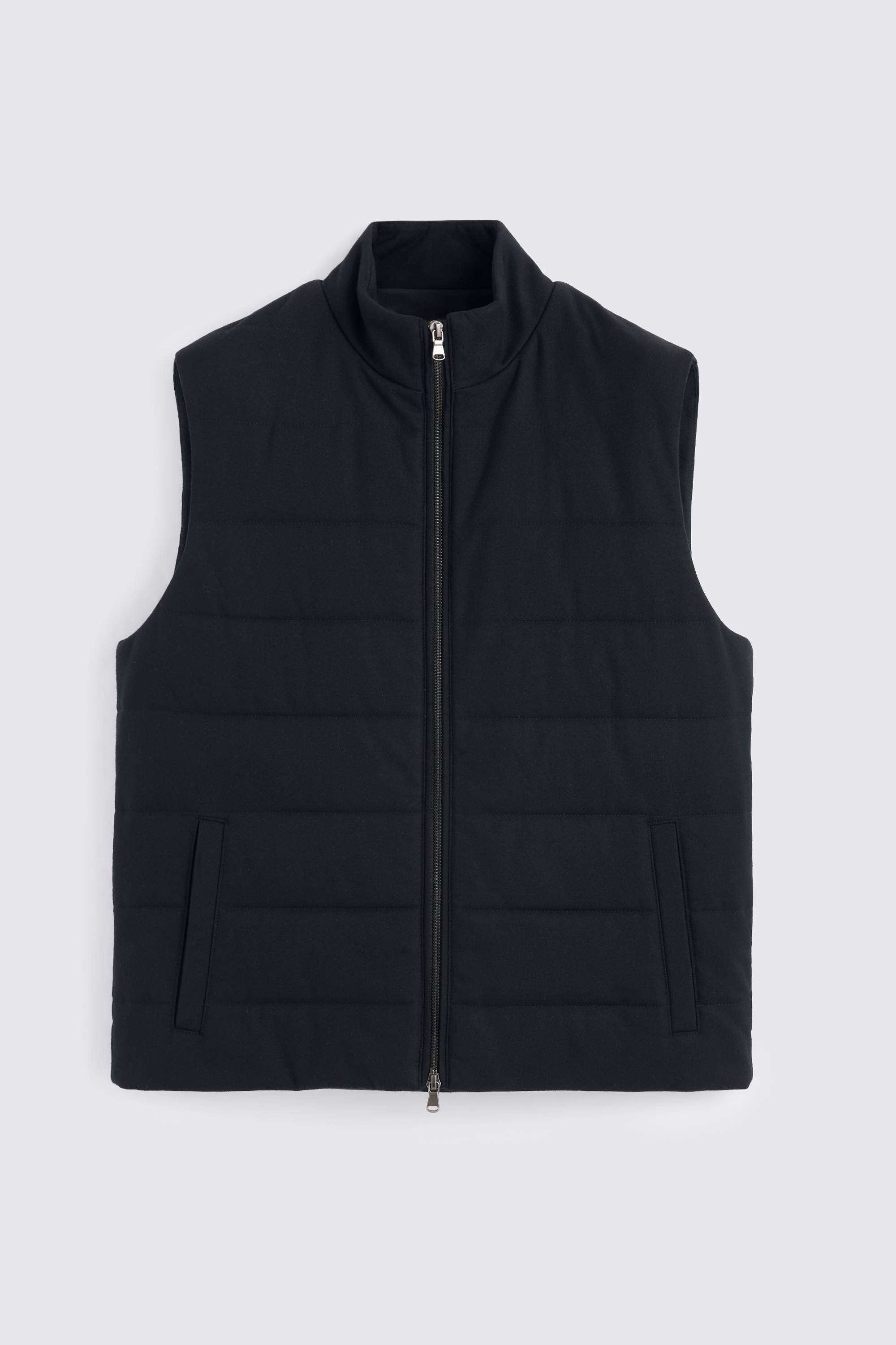 Black Flannel Gilet
