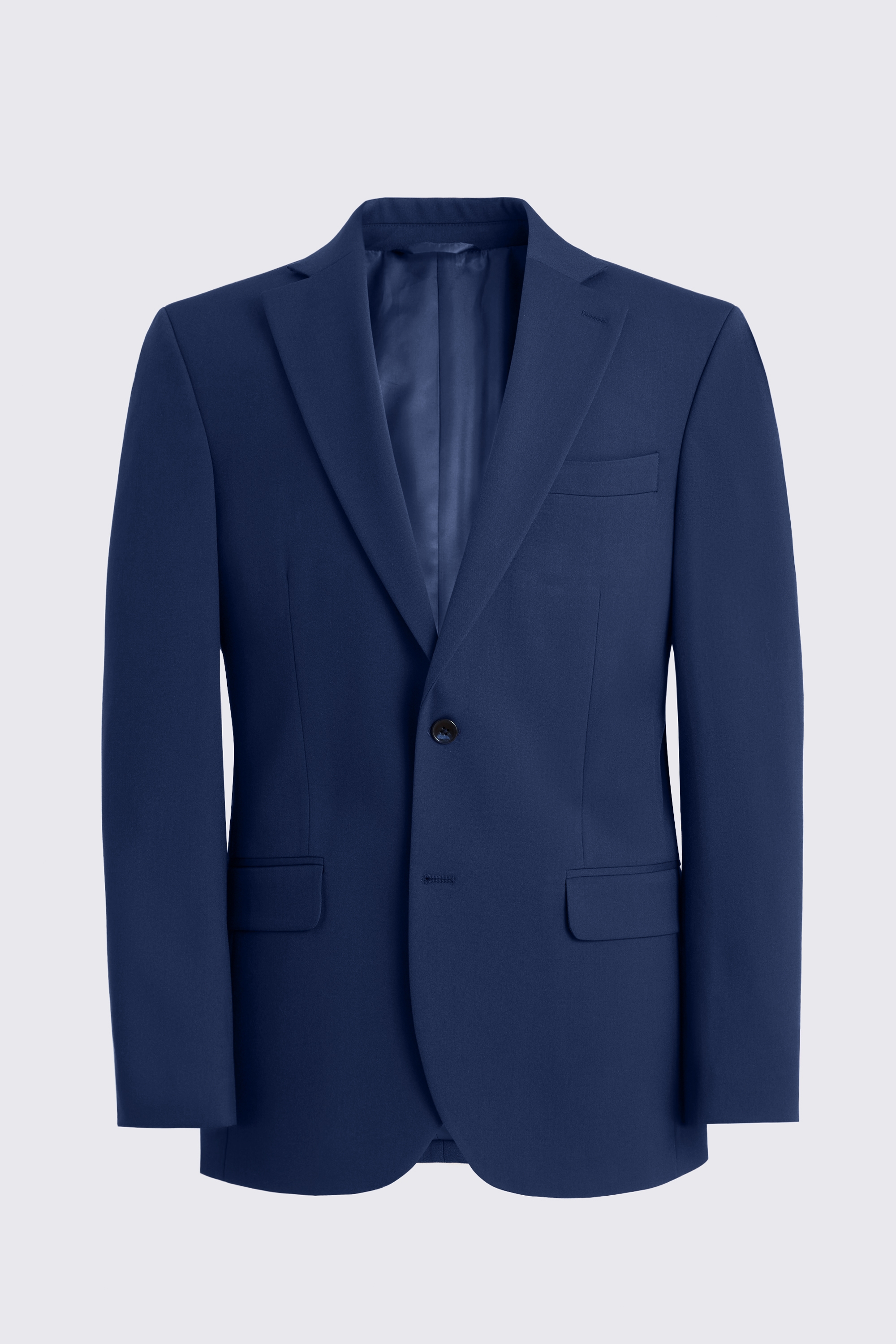 Tailored Fit Blue Suit Jacket