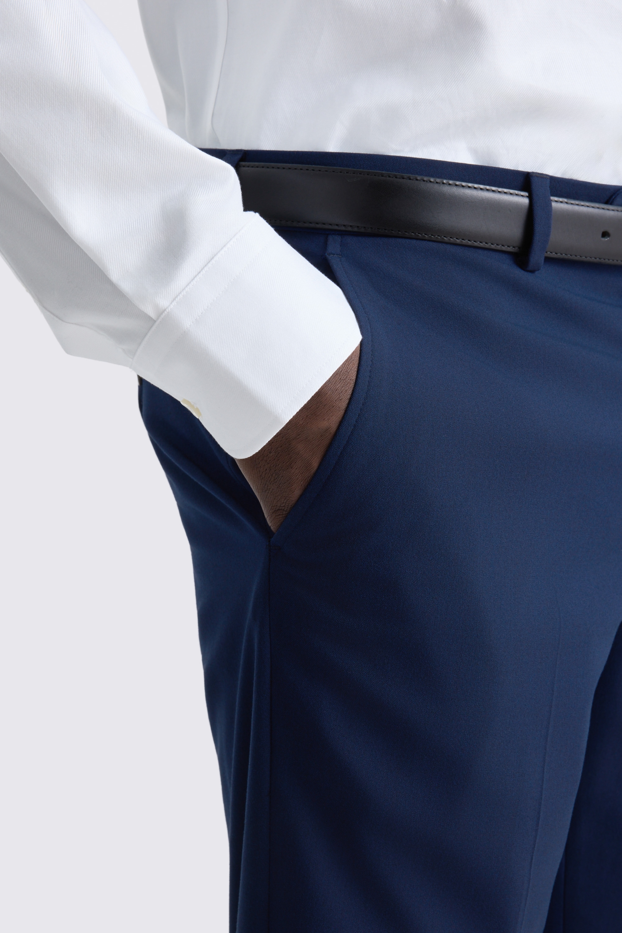 Tailored Fit Blue Trouser