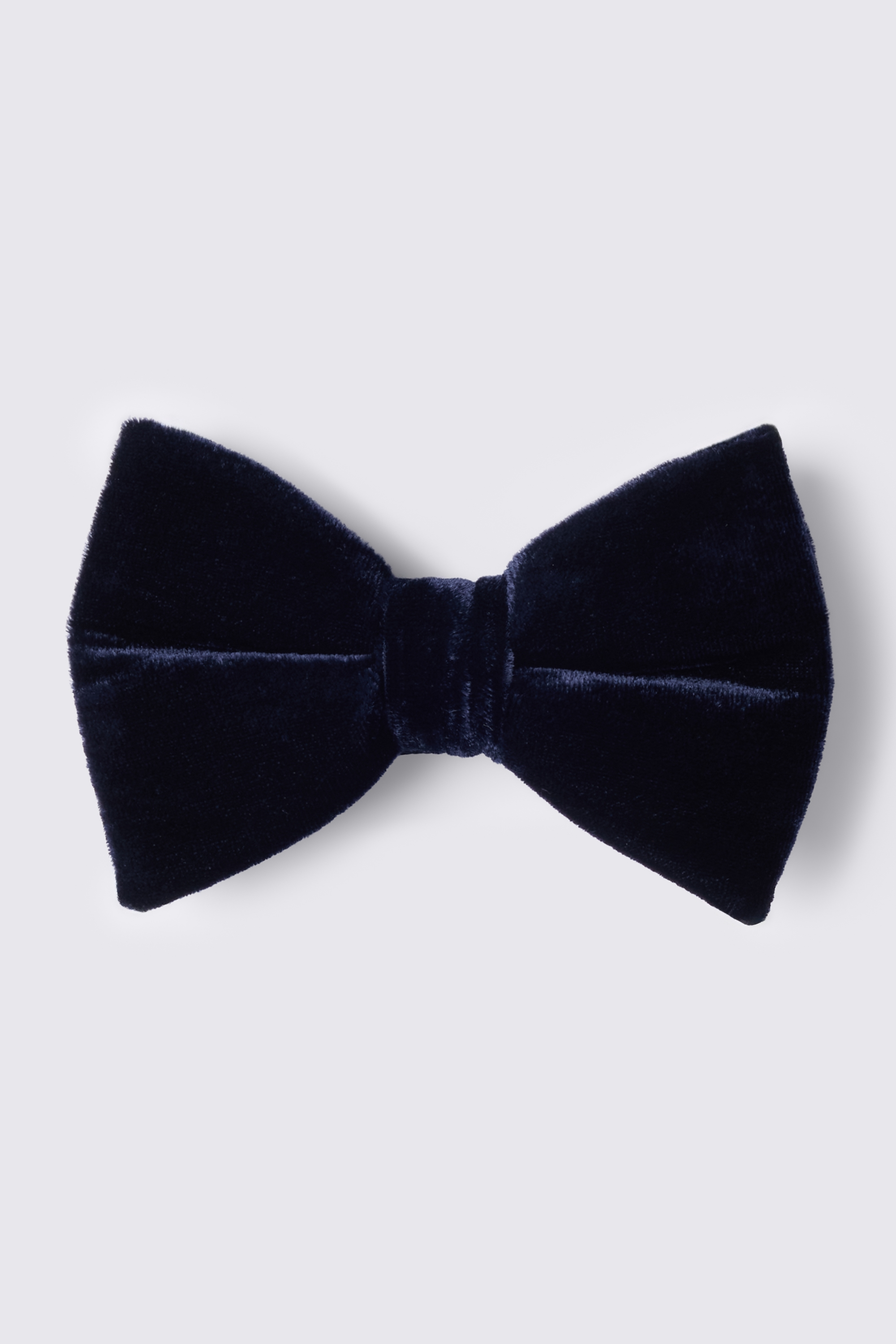 Navy Velvet Bow Tie