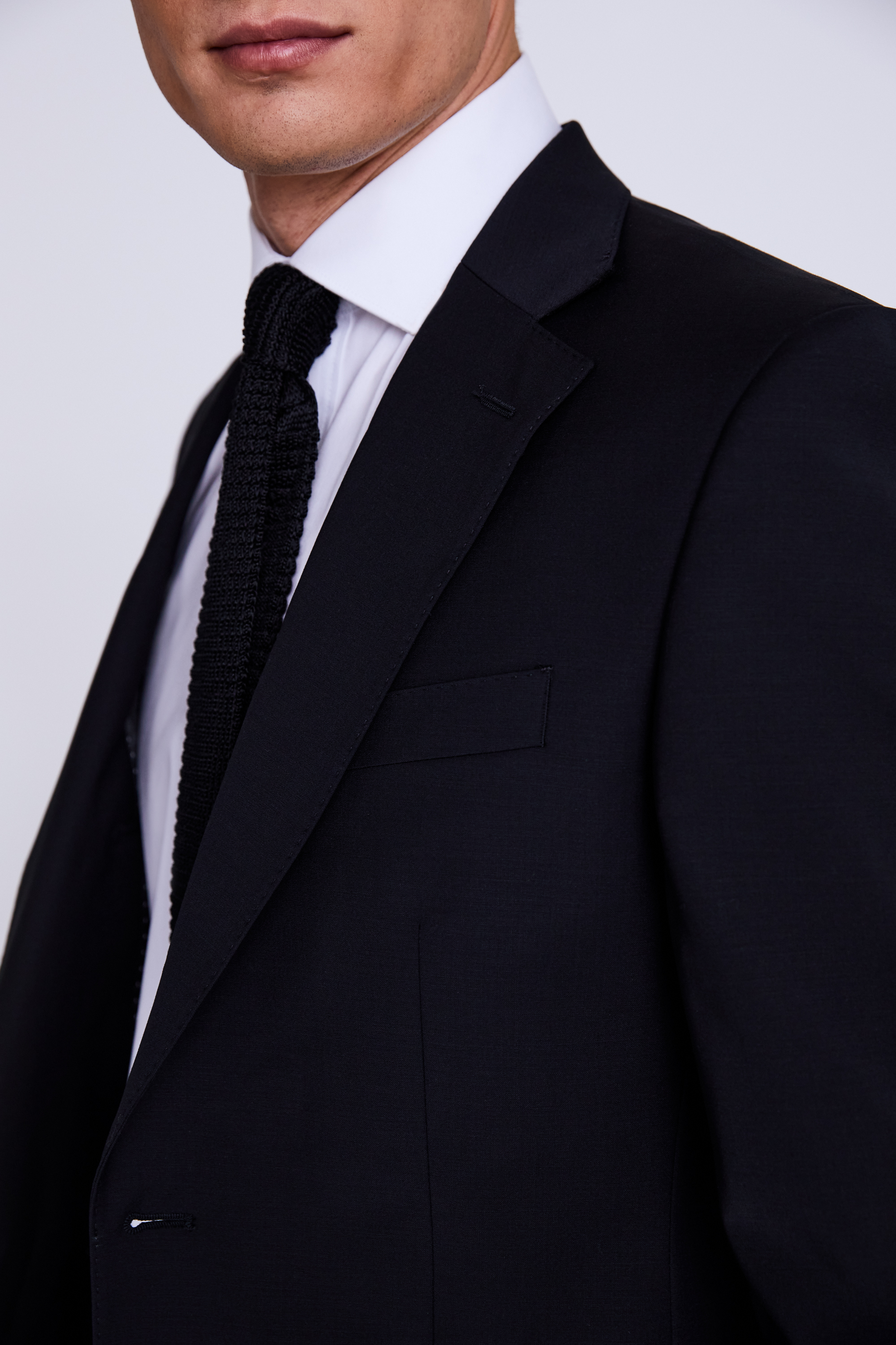 Performance Tailored Fit Black Suit