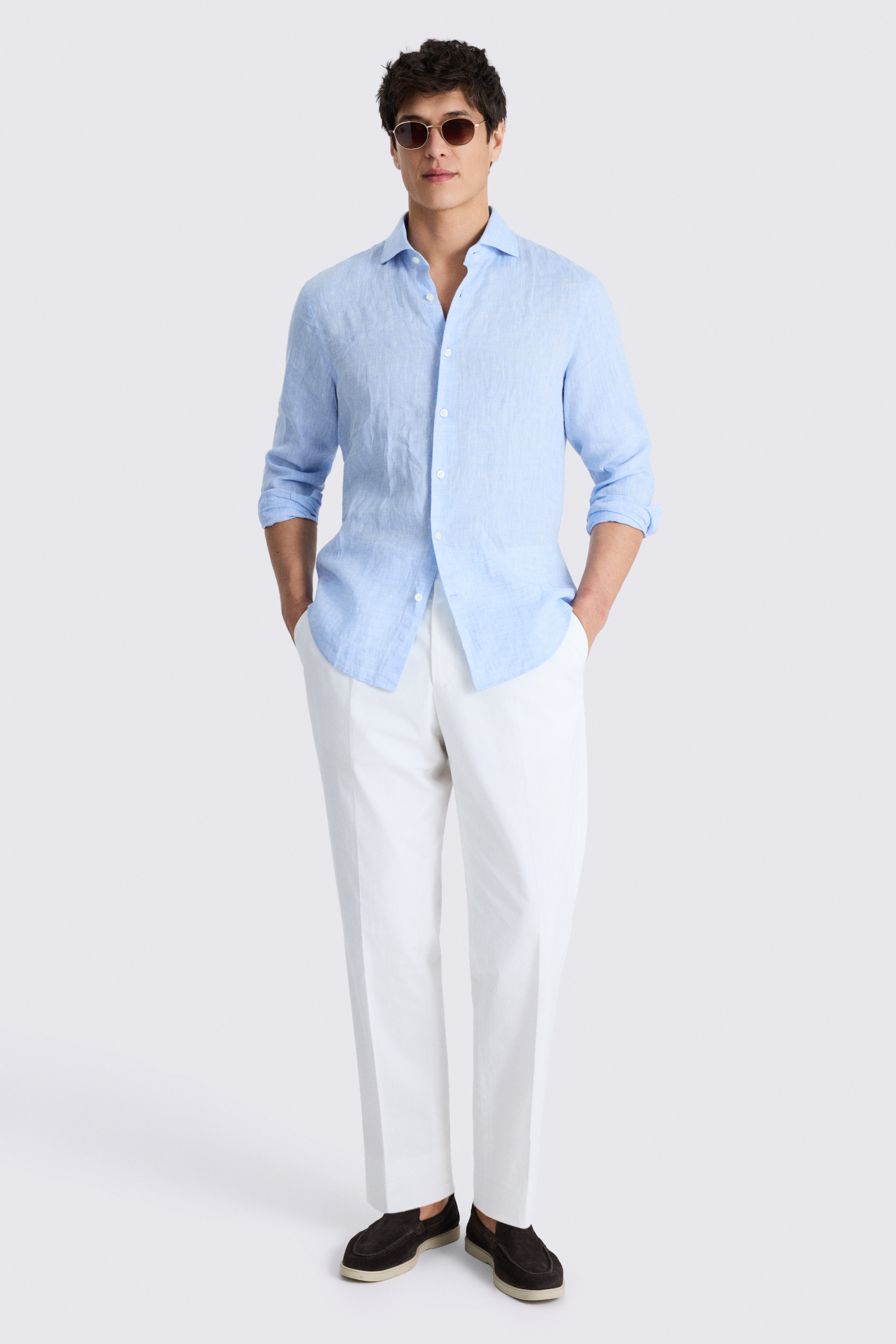 Sky Linen Shirt