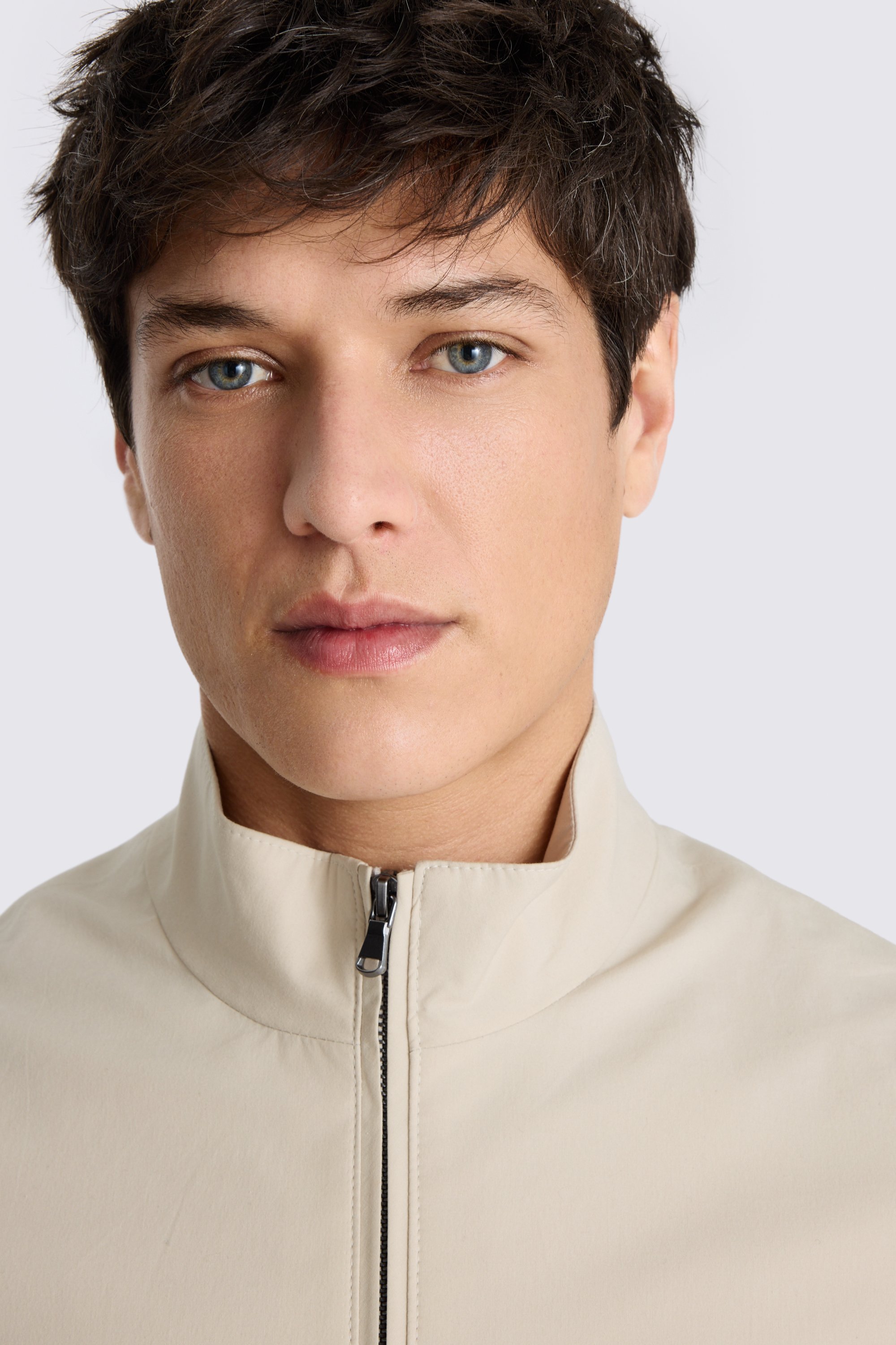 Light Taupe Harrington Jacket 