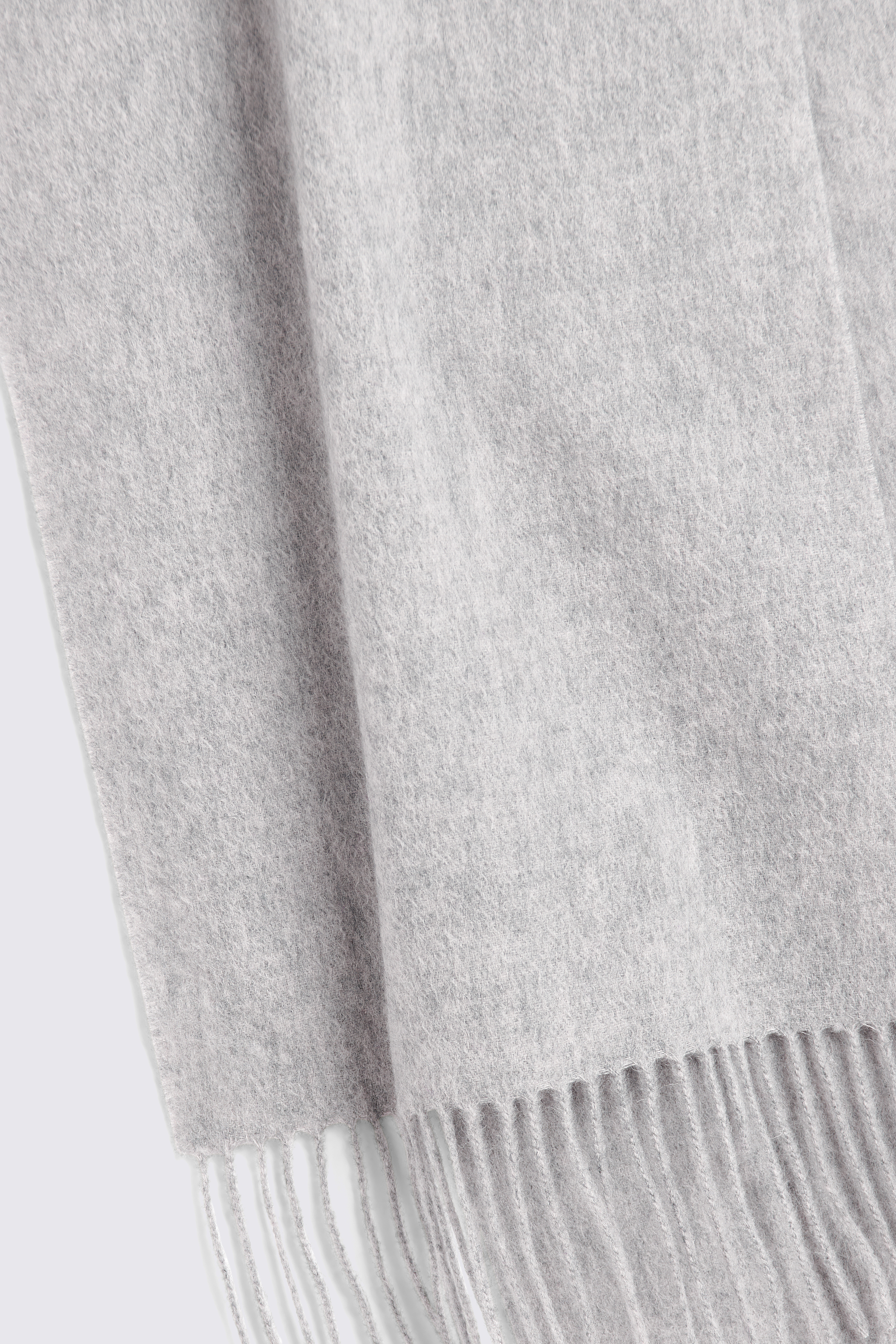 Light Grey Cashmere Blend Scarf