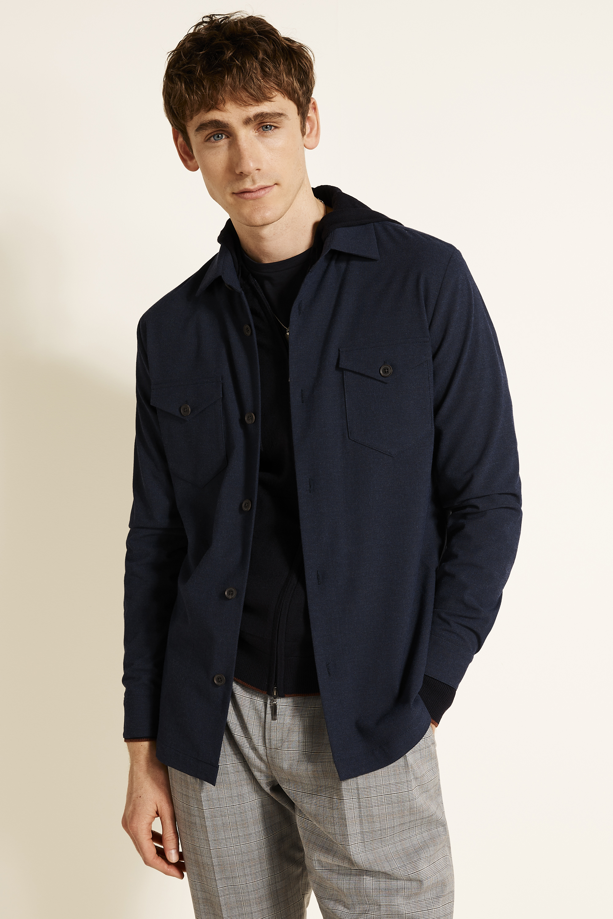 Navy Overshirt