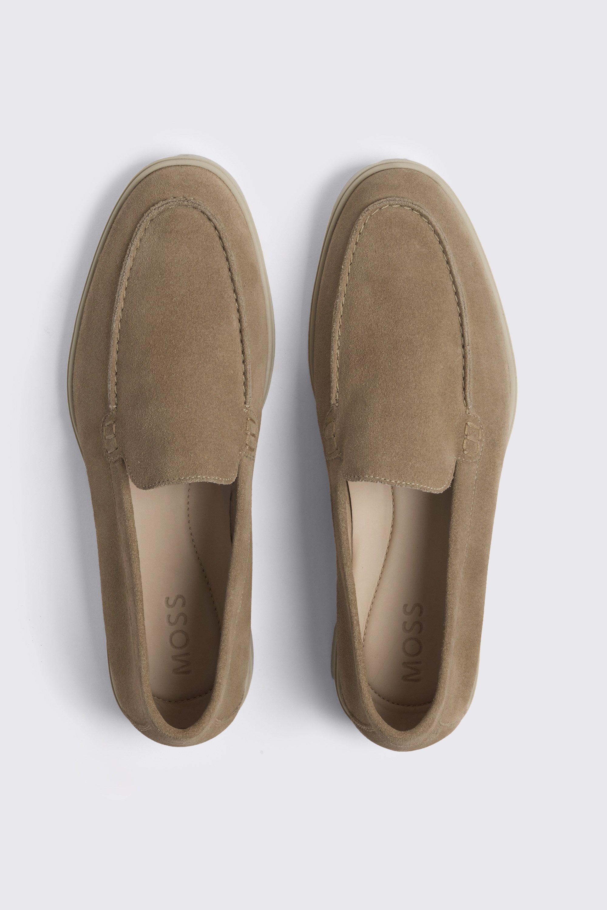 Dark Taupe Lewisham Relaxed Suede Loafers