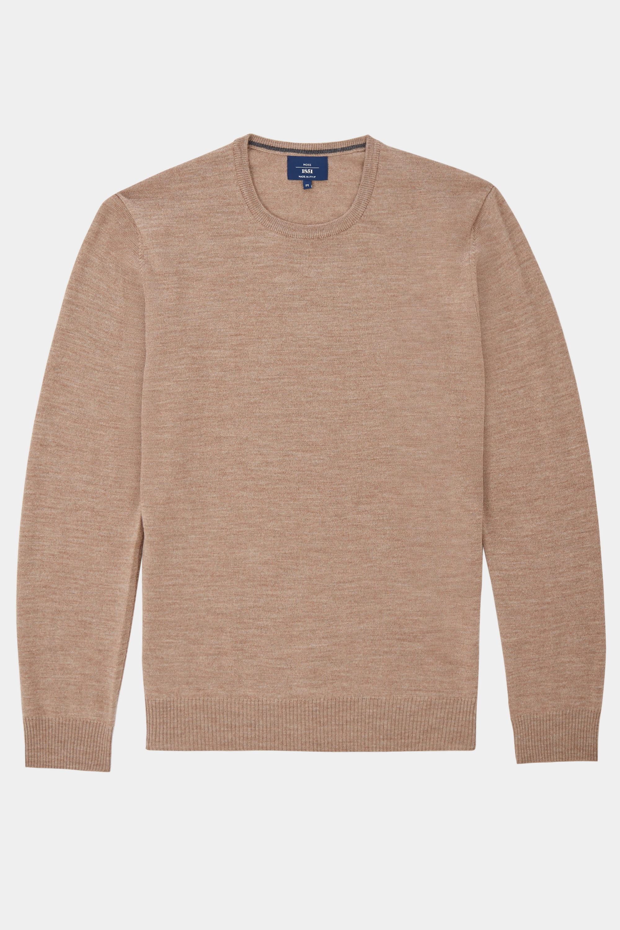 oatmeal crew neck sweater