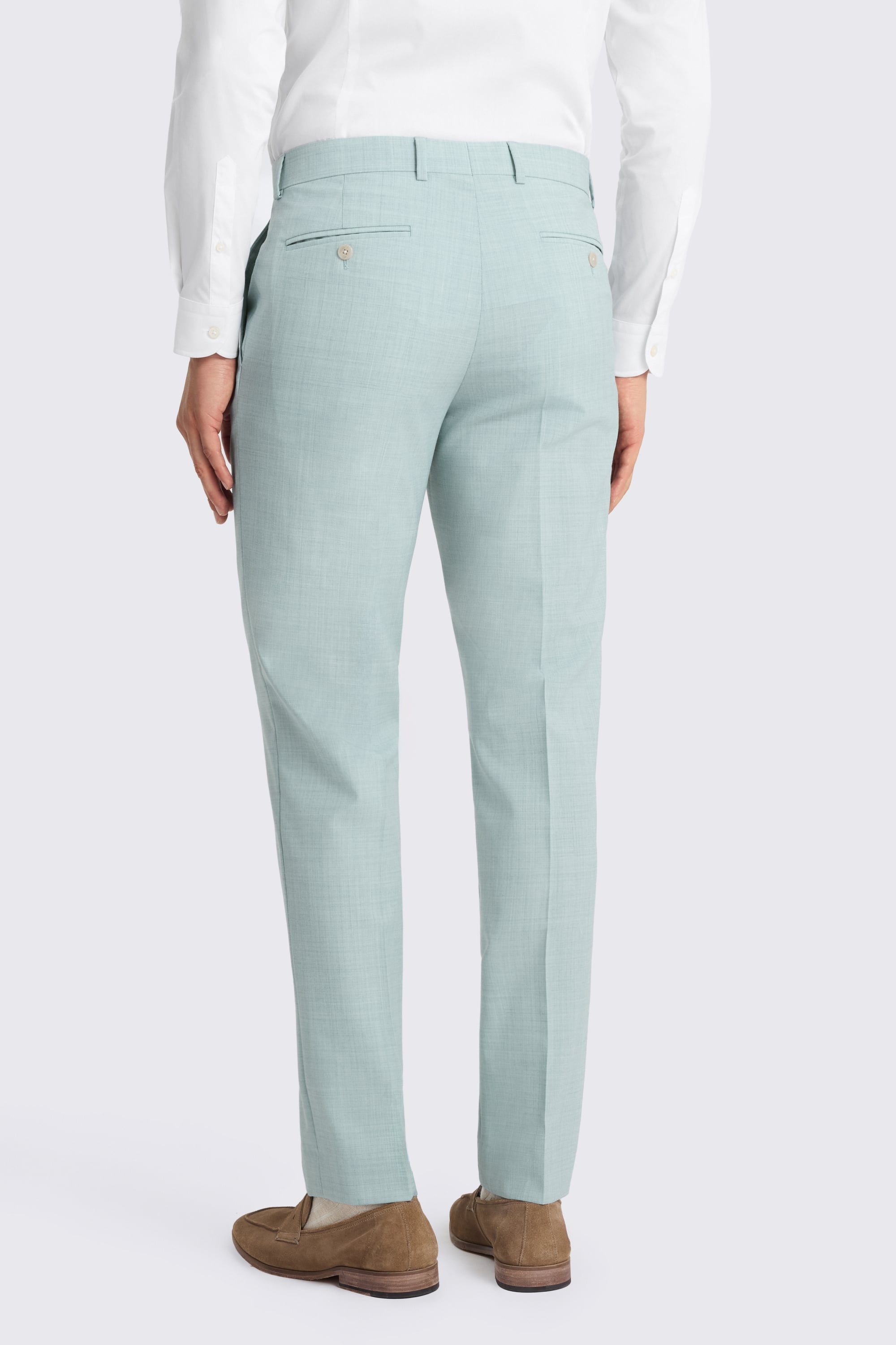 Slim Fit Aqua Marl Pant